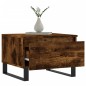 vidaXL Mesa de centro madera de ingeniería roble ahumado 50x46x35 cm vidaXL Mesa de centro madera de ingeniería roble ahumado 50x46x35 cm