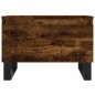 vidaXL Mesa de centro madera de ingeniería roble ahumado 50x46x35 cm vidaXL Mesa de centro madera de ingeniería roble ahumado 50x46x35 cm