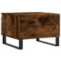 vidaXL Mesa de centro madera de ingeniería roble ahumado 50x46x35 cm vidaXL Mesa de centro madera de ingeniería roble ahumado 50x46x35 cm