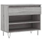 vidaXL Mueble zapatero madera contrachapada gris Sonoma 70x36x60 cm vidaXL Mueble zapatero madera contrachapada gris Sonoma 70x36x60 cm