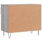 vidaXL Mueble zapatero madera contrachapada gris Sonoma 70x36x60 cm vidaXL Mueble zapatero madera contrachapada gris Sonoma 70x36x60 cm