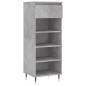 vidaXL Mueble zapatero madera contrachapada gris hormigón 40x36x105 cm vidaXL Mueble zapatero madera contrachapada gris hormigón 40x36x105 cm