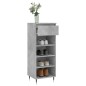 vidaXL Mueble zapatero madera contrachapada gris hormigón 40x36x105 cm vidaXL Mueble zapatero madera contrachapada gris hormigón 40x36x105 cm