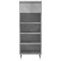 vidaXL Mueble zapatero madera contrachapada gris hormigón 40x36x105 cm vidaXL Mueble zapatero madera contrachapada gris hormigón 40x36x105 cm