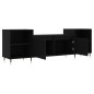 vidaXL Mueble para TV madera contrachapada negro 160x35x55 cm vidaXL Mueble para TV madera contrachapada negro 160x35x55 cm