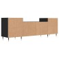 vidaXL Mueble para TV madera contrachapada negro 160x35x55 cm vidaXL Mueble para TV madera contrachapada negro 160x35x55 cm