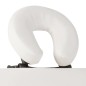 vidaXL Camilla de masaje plegable 2 zonas estructura de madera crema vidaXL Camilla de masaje plegable 2 zonas estructura de madera crema