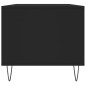 vidaXL Mesa de centro madera contrachapada negro 90x49x45 cm vidaXL Mesa de centro madera contrachapada negro 90x49x45 cm