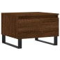 vidaXL Mesa de centro madera de ingeniería marrón roble 50x46x35 cm vidaXL Mesa de centro madera de ingeniería marrón roble 50x46x35 cm
