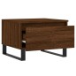 vidaXL Mesa de centro madera de ingeniería marrón roble 50x46x35 cm vidaXL Mesa de centro madera de ingeniería marrón roble 50x46x35 cm
