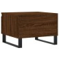 vidaXL Mesa de centro madera de ingeniería marrón roble 50x46x35 cm vidaXL Mesa de centro madera de ingeniería marrón roble 50x46x35 cm