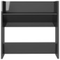 vidaXL Zapateros de pared 4 uds contrachapada gris brillo 60x18x60 cm vidaXL Zapateros de pared 4 uds contrachapada gris brillo 60x18x60 cm