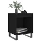 vidaXL Mesitas de noche 2 uds madera de ingeniería negro 40x35x50 cm vidaXL Mesitas de noche 2 uds madera de ingeniería negro 40x35x50 cm