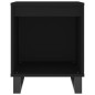 vidaXL Mesitas de noche 2 uds madera de ingeniería negro 40x35x50 cm vidaXL Mesitas de noche 2 uds madera de ingeniería negro 40x35x50 cm