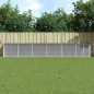 vidaXL Gallinero con techo acero galvanizado gris claro 603x98x90 cm vidaXL Gallinero con techo acero galvanizado gris claro 603x98x90 cm