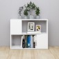 vidaXL Mueble para TV madera contrachapada blanco 80x24x63 cm vidaXL Mueble para TV madera contrachapada blanco 80x24x63 cm