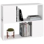 vidaXL Mueble para TV madera contrachapada blanco 80x24x63 cm vidaXL Mueble para TV madera contrachapada blanco 80x24x63 cm
