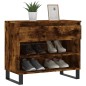 vidaXL Mueble zapatero madera contrachapada roble ahumado 70x36x60 cm vidaXL Mueble zapatero madera contrachapada roble ahumado 70x36x60 cm