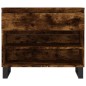 vidaXL Mueble zapatero madera contrachapada roble ahumado 70x36x60 cm vidaXL Mueble zapatero madera contrachapada roble ahumado 70x36x60 cm