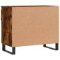 vidaXL Mueble zapatero madera contrachapada roble ahumado 70x36x60 cm vidaXL Mueble zapatero madera contrachapada roble ahumado 70x36x60 cm