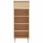 vidaXL Mueble zapatero madera contrachapada roble Sonoma 40x36x105 cm vidaXL Mueble zapatero madera contrachapada roble Sonoma 40x36x105 cm