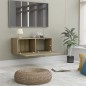 vidaXL Mueble para TV madera contrachapada color roble 80x30x30 cm vidaXL Mueble para TV madera contrachapada color roble 80x30x30 cm