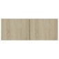 vidaXL Mueble para TV madera contrachapada color roble 80x30x30 cm vidaXL Mueble para TV madera contrachapada color roble 80x30x30 cm