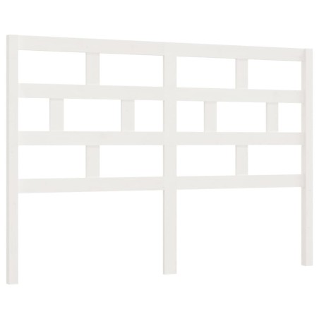vidaXL Cabecero de cama madera maciza de pino blanco 166x4x100 cm
