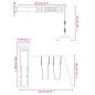 vidaXL Parque infantil de exterior madera maciza Douglas vidaXL Parque infantil de exterior madera maciza Douglas