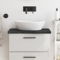 vidaXL Encimera baño madera maciza tratada gris oscuro 60x50x(2-4) cm vidaXL Encimera baño madera maciza tratada gris oscuro 60x50x(2-4) cm