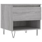 vidaXL Mesa de centro madera de ingeniería gris Sonoma 50x46x50 cm vidaXL Mesa de centro madera de ingeniería gris Sonoma 50x46x50 cm
