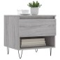vidaXL Mesa de centro madera de ingeniería gris Sonoma 50x46x50 cm vidaXL Mesa de centro madera de ingeniería gris Sonoma 50x46x50 cm