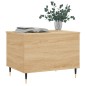 vidaXL Mesa de centro madera contrachapada roble Sonoma 60x44,5x45 cm vidaXL Mesa de centro madera contrachapada roble Sonoma 60x44,5x45 cm