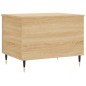 vidaXL Mesa de centro madera contrachapada roble Sonoma 60x44,5x45 cm vidaXL Mesa de centro madera contrachapada roble Sonoma 60x44,5x45 cm