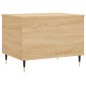 vidaXL Mesa de centro madera contrachapada roble Sonoma 60x44,5x45 cm vidaXL Mesa de centro madera contrachapada roble Sonoma 60x44,5x45 cm