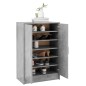 vidaXL Zapatero de madera de ingeniería gris hormigón 60x35x92 cm vidaXL Zapatero de madera de ingeniería gris hormigón 60x35x92 cm