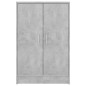 vidaXL Zapatero de madera de ingeniería gris hormigón 60x35x92 cm vidaXL Zapatero de madera de ingeniería gris hormigón 60x35x92 cm