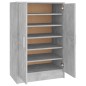 vidaXL Zapatero de madera de ingeniería gris hormigón 60x35x92 cm vidaXL Zapatero de madera de ingeniería gris hormigón 60x35x92 cm