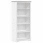 vidaXL Librería BODO 5 estantes madera maciza pino blanco 80x38x180 cm vidaXL Librería BODO 5 estantes madera maciza pino blanco 80x38x180 cm