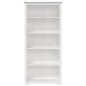 vidaXL Librería BODO 5 estantes madera maciza pino blanco 80x38x180 cm vidaXL Librería BODO 5 estantes madera maciza pino blanco 80x38x180 cm