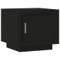 vidaXL Mesa de centro madera contrachapada negra 51x50x45 cm vidaXL Mesa de centro madera contrachapada negra 51x50x45 cm