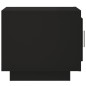 vidaXL Mesa de centro madera contrachapada negra 51x50x45 cm vidaXL Mesa de centro madera contrachapada negra 51x50x45 cm