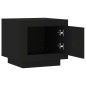 vidaXL Mesa de centro madera contrachapada negra 51x50x45 cm vidaXL Mesa de centro madera contrachapada negra 51x50x45 cm