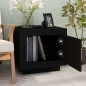 vidaXL Mesa de centro madera contrachapada negra 51x50x45 cm vidaXL Mesa de centro madera contrachapada negra 51x50x45 cm