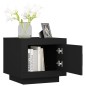 vidaXL Mesa de centro madera contrachapada negra 51x50x45 cm vidaXL Mesa de centro madera contrachapada negra 51x50x45 cm
