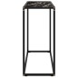 vidaXL Mesa consola vidrio templado negro 80x35x75 cm vidaXL Mesa consola vidrio templado negro 80x35x75 cm