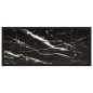 vidaXL Mesa consola vidrio templado negro 80x35x75 cm vidaXL Mesa consola vidrio templado negro 80x35x75 cm