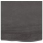 vidaXL Encimera de baño madera maciza tratada gris oscuro 60x60x2 cm vidaXL Encimera de baño madera maciza tratada gris oscuro 60x60x2 cm