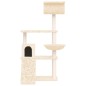 vidaXL Rascador para gatos con postes de sisal crema 131 cm vidaXL Rascador para gatos con postes de sisal crema 131 cm