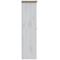 vidaXL Armario de 3 puertas pino Panamá Range blanco 118x50x171,5 cm